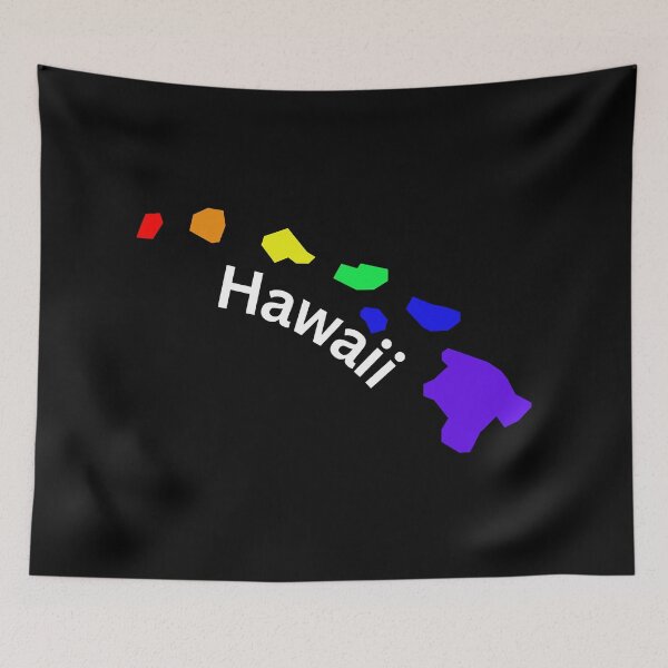 Item preview, LGBTQ Rainbow Pride Hawaii Design – Vibrant Pride Art designed and sold by Travelslightly.