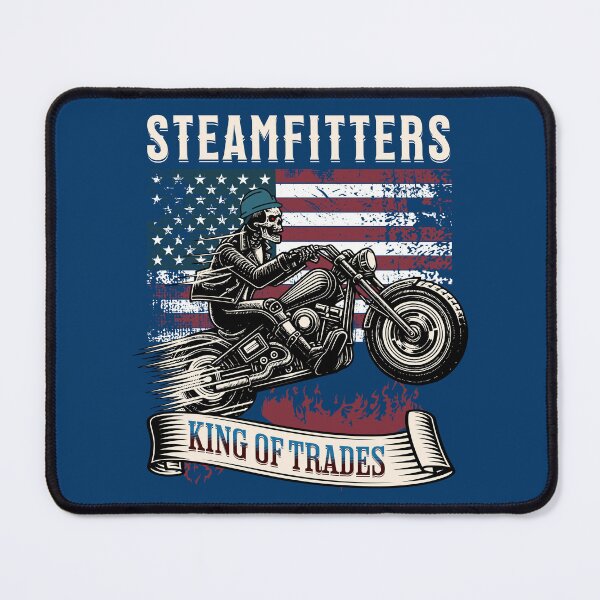 Item preview, Steamfitters King of Trades | Motorcycle | America designed and sold by Wavecrest Wearables.