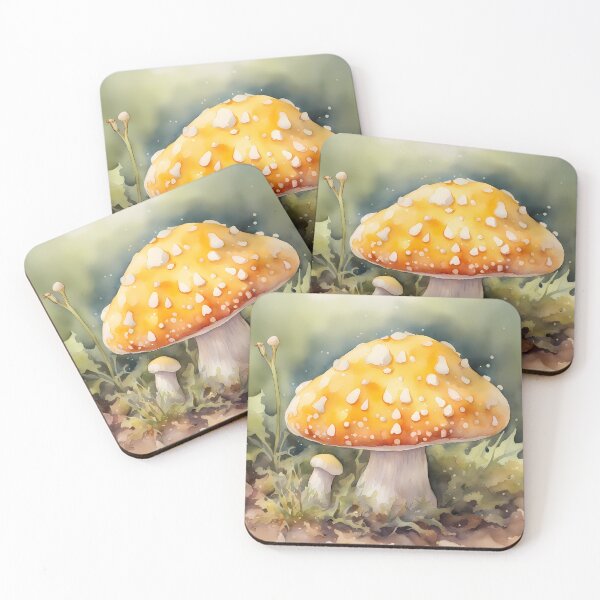 Item preview, Golden Mushroom with Baby designed and sold by CalmnessbyChoice.