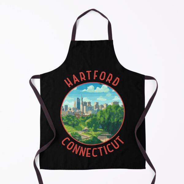 Item preview, Hartford Connecticut Retro Distressed Circle designed and sold by KrisSidDesigns.