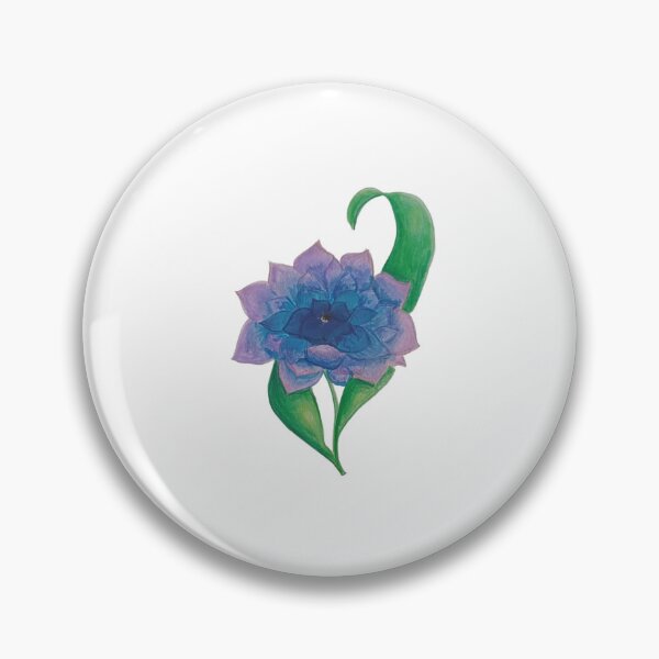 Item preview, Flower in blue-violet gradient designed and sold by Zoé ❤.