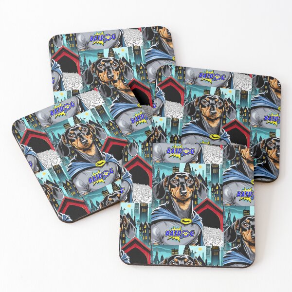 Item preview, The Dachshund Dark Knight of the Doghouse - Squeaky Toy Enthusiast! | Dachshund, Sausage, Wiener Dogs designed and sold by therealbooty.