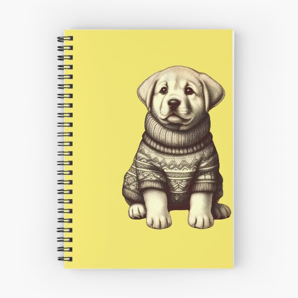 Artikelvorschau, Süßer Hund im Retro-Winter - Vintage-Stilvoller Welpe, klassische, gemütliche Ästhetik entworfen und verkauft von Designflex90.