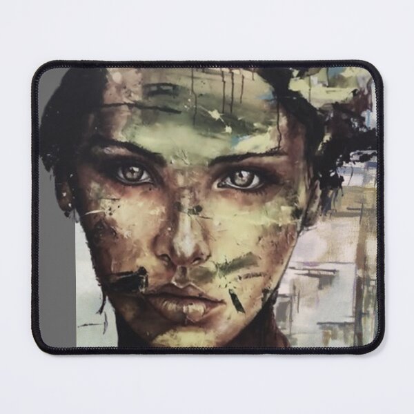 Item preview, Wise woman, abstract expression, dark eyes. designed and sold by NessArtByEwa.