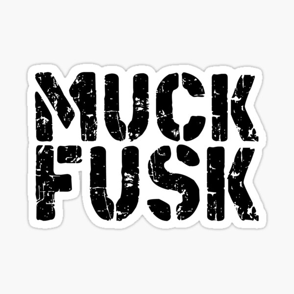 Item preview, muck fusk no elon anti elon, no elon musk, no musk, Anti-Elon Musk Bumper D ecal For elon musk haters! black designed and sold by ramwebroom.