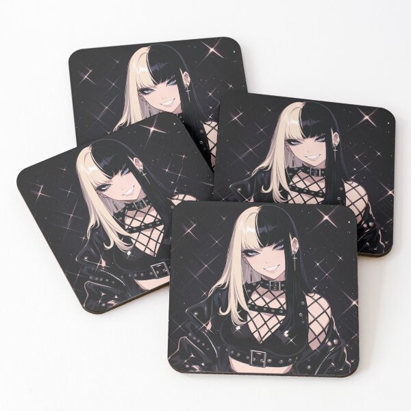 Item preview, goth girl glitter designed and sold by CursedbyLilith.