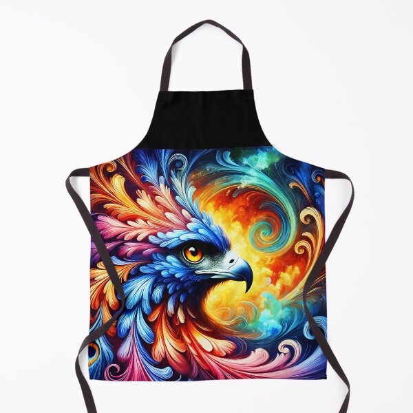 Item preview, Colorful phoenix digital portraiture designed and sold by EmeraldeaArt.