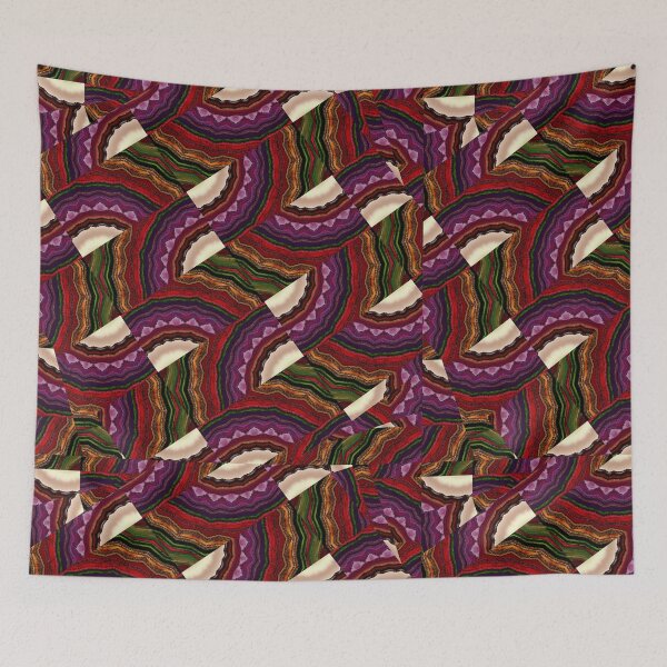 Item preview, Multicolor pattern with multiple shapes designed and sold by roshana3.