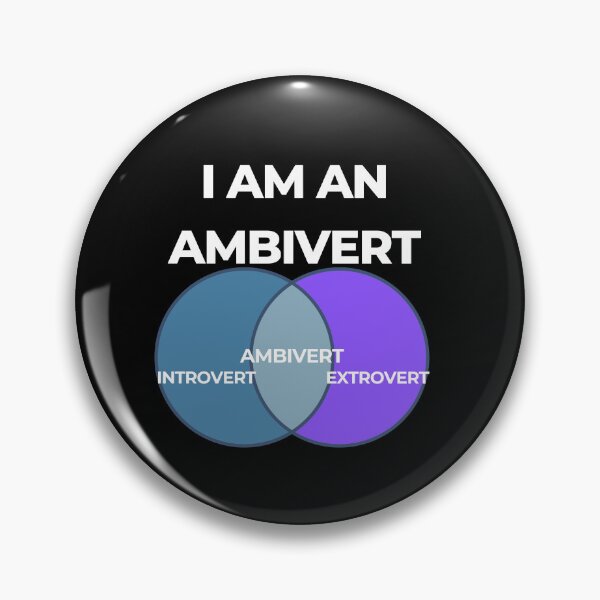 Item preview, I am an ambivert designed and sold by CrazyBYT.