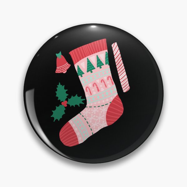 Item preview, Retro Mid-Century Modern Christmas Stocking Holiday Decoration Art designed and sold by LemonwoodClock.