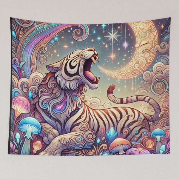 Item preview, White Tiger Artwork designed and sold by Planetporridge.