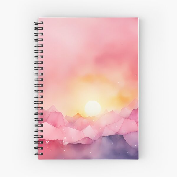 Item preview, Pink and Purple Mountain Range designed and sold by CalmnessbyChoice.