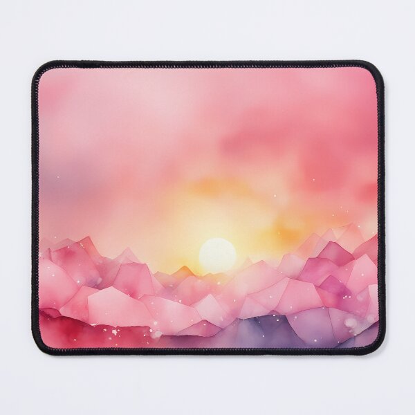 Item preview, Pink and Purple Mountain Range designed and sold by CalmnessbyChoice.