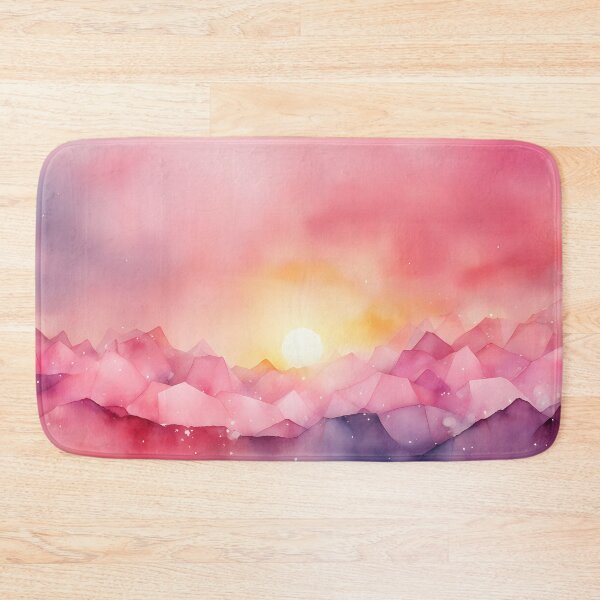 Item preview, Pink and Purple Mountain Range designed and sold by CalmnessbyChoice.