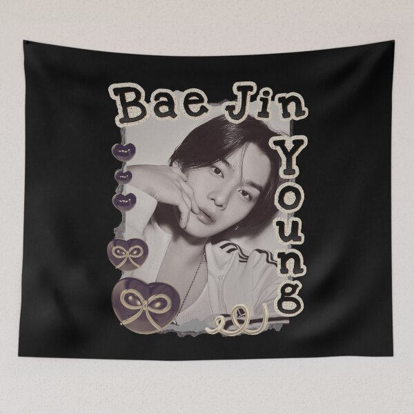 Item preview, Bae Jin-young: Korean Drama Actor Scrapbook Collage Cozy Y2K Vintage Design designed and sold by HELL0WBELLO.