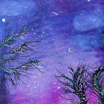 Artwork thumbnail, purple sky by shopcherry