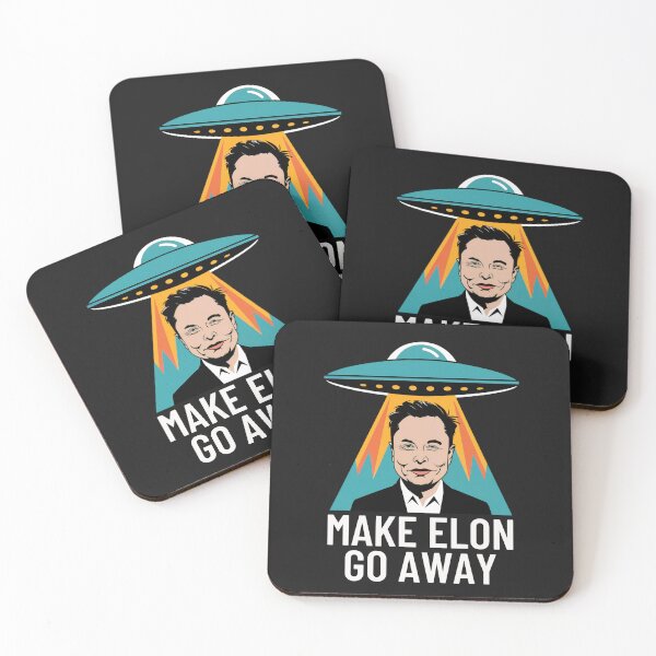 Item preview,  Make Elon Go Away  UFO Abduction Anti-Elon Anti-Elon Musk designed and sold by Anniko Art Studio.