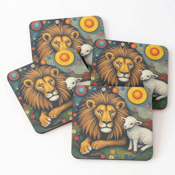 Item preview, Lion and lamb  designed and sold by Terry Collett.