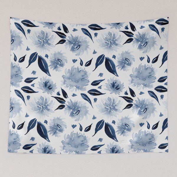 Item preview, Indigo Aster Flower designed and sold by sarahstraight.