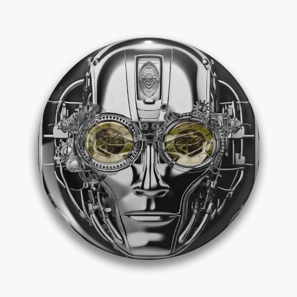 Item preview, Futuristic Steampunk Cyborg Humanoid designed and sold by Drone-tees.