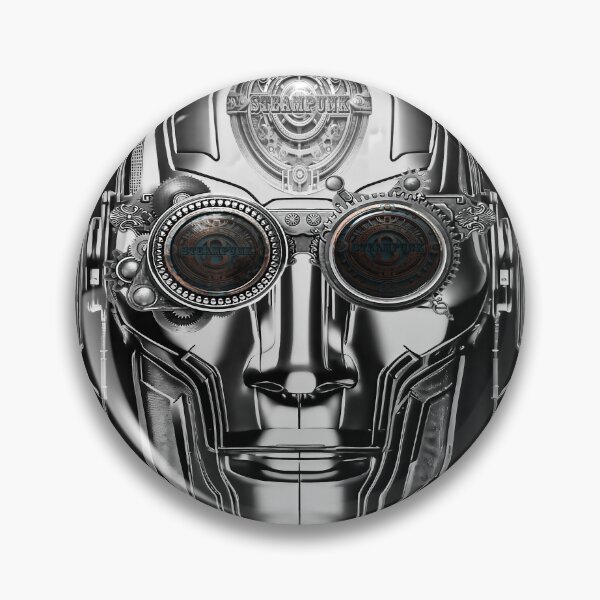 Item preview, Futuristic Steampunk Cyborg Humanoid designed and sold by Drone-tees.