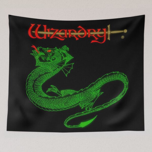 Item preview, Wizardry Retro Gaming designed and sold by GrimdarkStore.