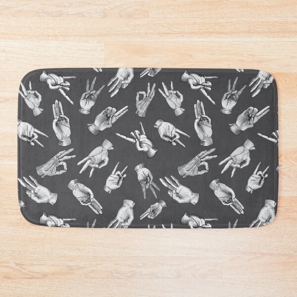 Item preview, Vintage Gray Sketch Mudra Pattern designed and sold by pfc-art.