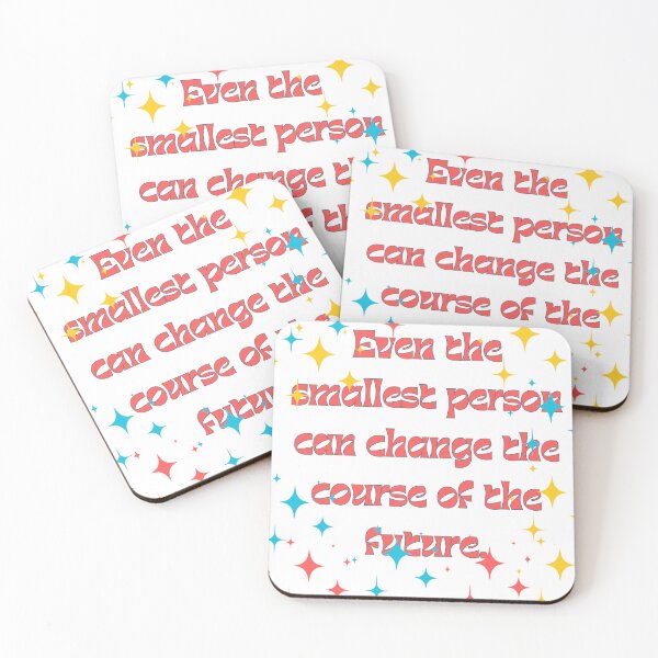 Item preview, Even the smallest person can change the course of the future. Quote Vintage Retro letters designed and sold by ugsdesignS.