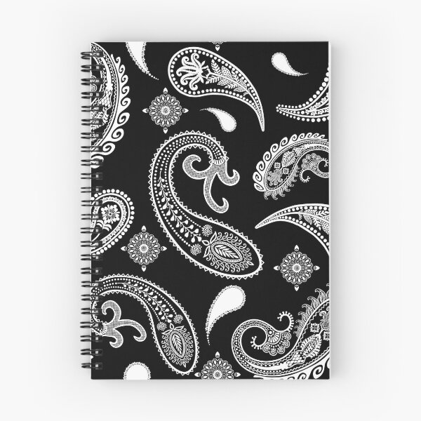 Item preview, Black and White Paisley Pattern | Ornate Floral Boho Design designed and sold by Phat Dog Designs .