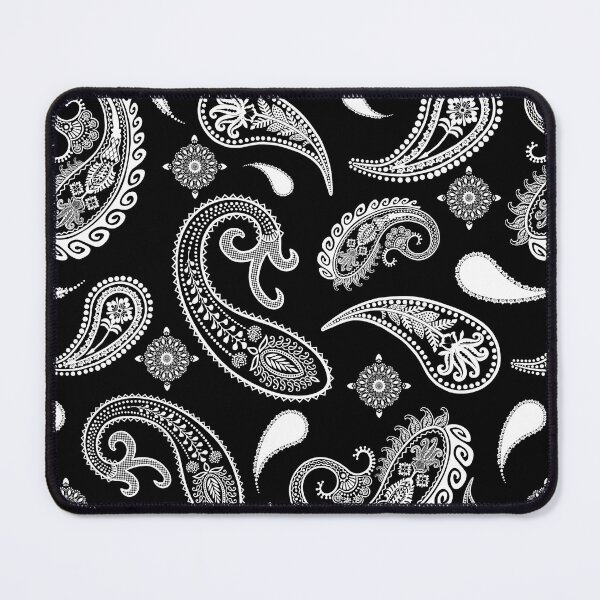 Item preview, Black and White Paisley Pattern | Ornate Floral Boho Design designed and sold by Phat Dog Designs .