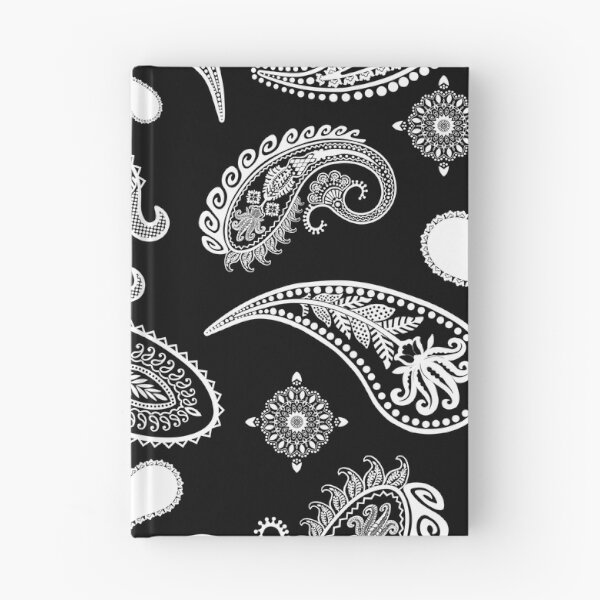 Item preview, Black and White Paisley Pattern | Ornate Floral Boho Design designed and sold by Phat Dog Designs .