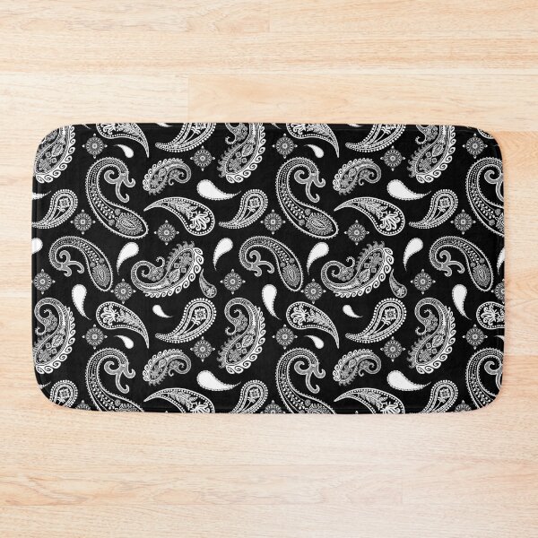 Item preview, Black and White Paisley Pattern | Ornate Floral Boho Design designed and sold by Phat Dog Designs .