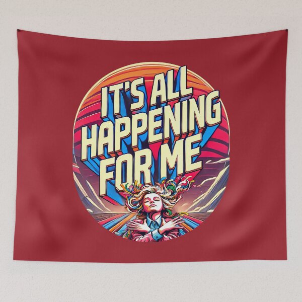 Item preview, It's all happening for me, typography designed and sold by maxmaj.