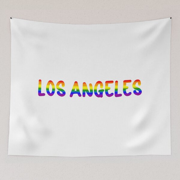 Item preview, LGBTQ Rainbow Pride Los Angeles Design – Vibrant Pride Art designed and sold by Travelslightly.