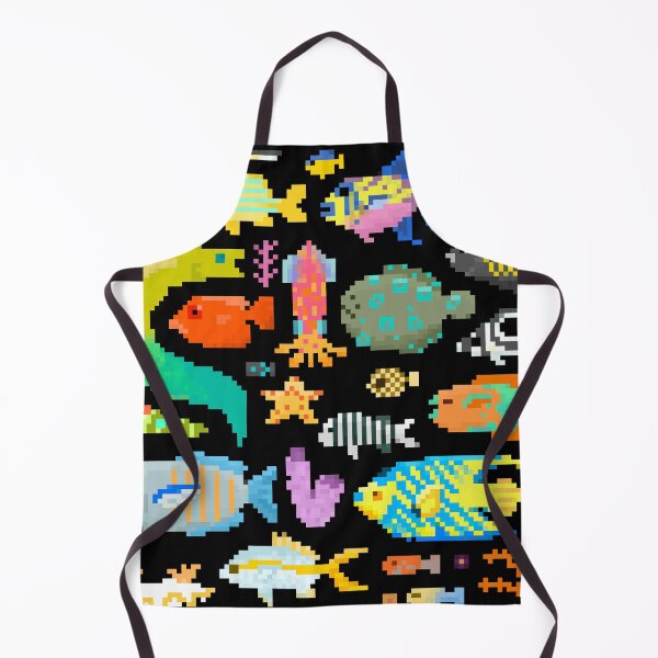 Item preview, Pixel Art of Tropical Reef Fish designed and sold by narwhalwall.
