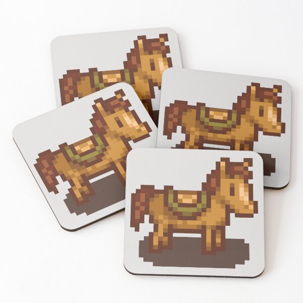 Item preview, Stickers Stardew Valley horse designed and sold by ThinaArte.