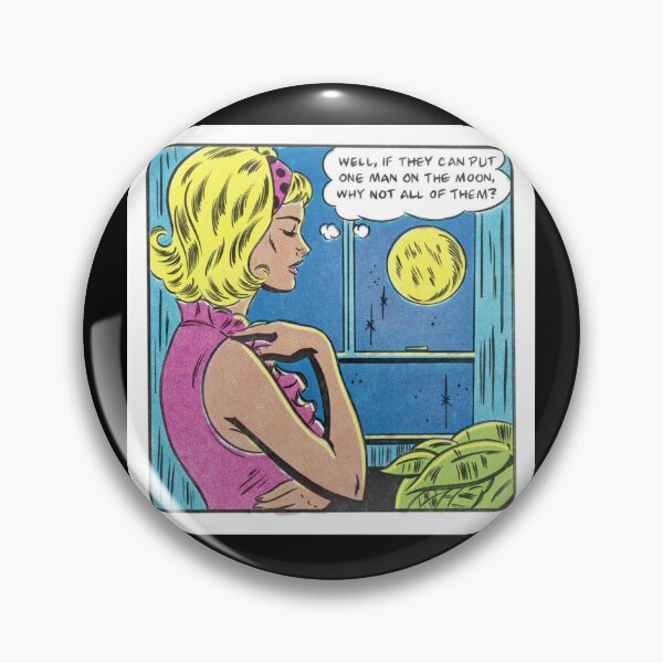 Item preview, “Well, if they can put one man on the moon, why not all of them” - vintage retro comics 1950’s comics, 1950 comic designed and sold by OneCatShop.