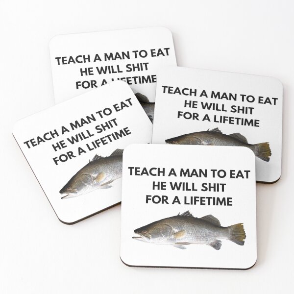 Item preview, Teach a man to eat he will shit for a lifetime designed and sold by killzak.