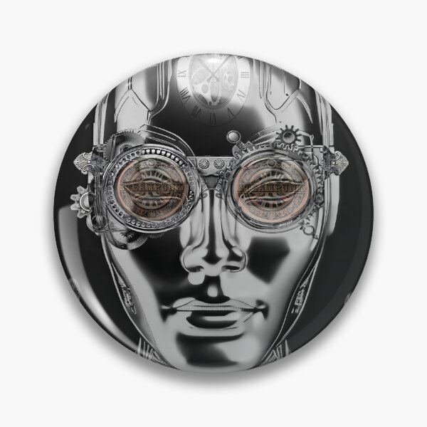 Item preview, Futuristic Steampunk Cyborg Humanoid designed and sold by Drone-tees.