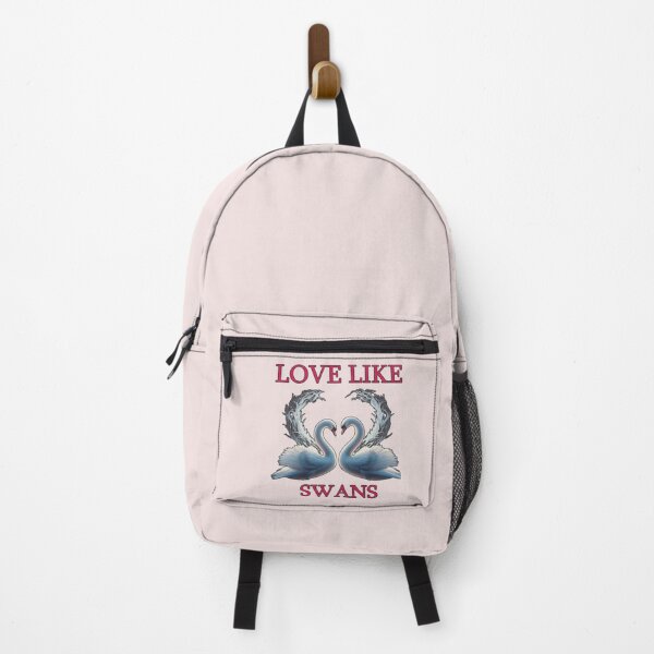 Item preview, Romantic swans forming a heart with elegant feathers designed and sold by hardingcarl2.