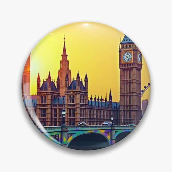 Item preview, London's Historic Skyline at Golden Sunset designed and sold by NelDean.