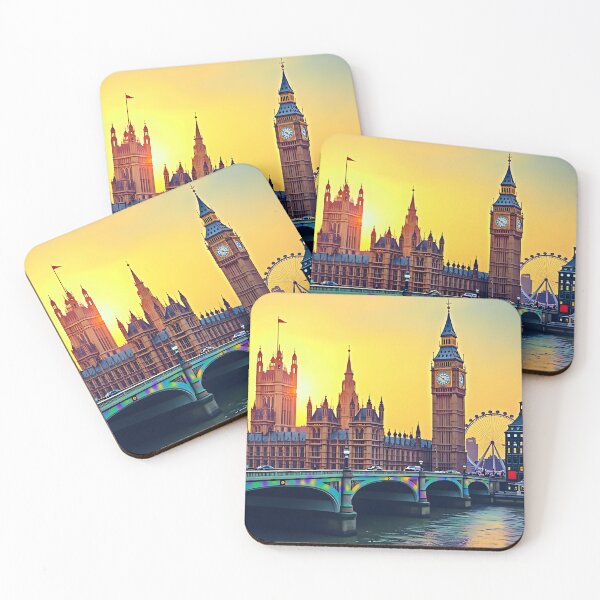 Item preview, London's Historic Skyline at Golden Sunset designed and sold by NelDean.