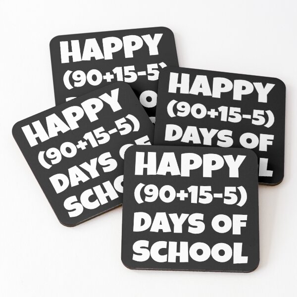 Item preview, Math Equation Happy 100 Days Of School Math Teachers Formula designed and sold by Stick-Artistry.