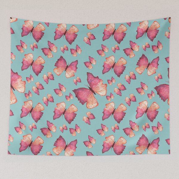 Item preview, Spring Pink Butterfly Pattern designed and sold by pfc-art.