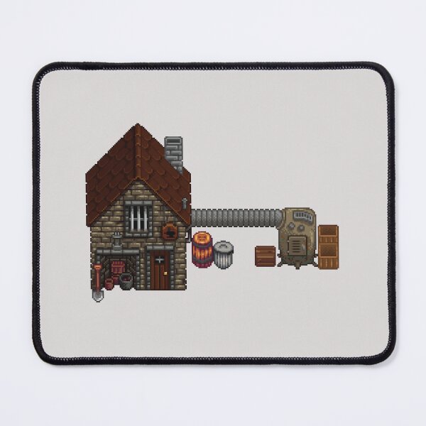 Item preview, Stickers Stardew Valley Clint's Blacksmith Shop designed and sold by Stardewwlove.