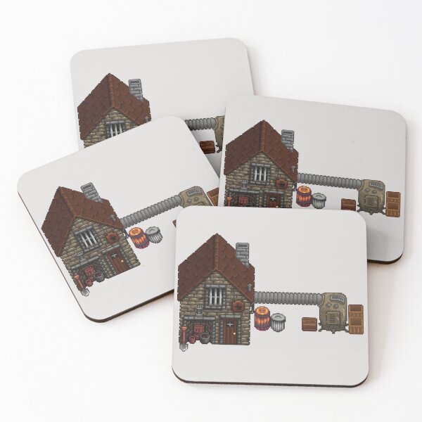 Item preview, Stickers Stardew Valley Clint's Blacksmith Shop designed and sold by ThinaArte.