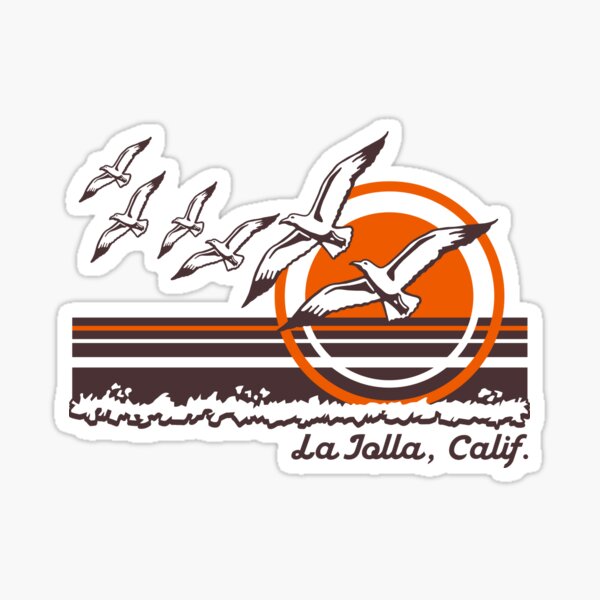 Item preview, Souvenir rétro de style La Jolla CA des années 70 designed and sold by ourkid.