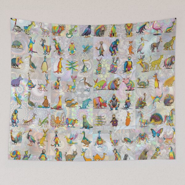 Item preview, Colorful Animals designed and sold by Montage-Madness.