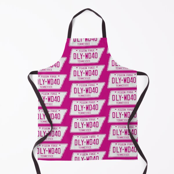 Item preview, DLY-WD40 License Plate (Pink and White - Dark) designed and sold by Justin Ellis.