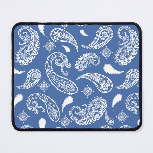 Item preview, Blue and White Paisley Pattern | Elegant Boho Floral Design designed and sold by Phat Dog Designs .
